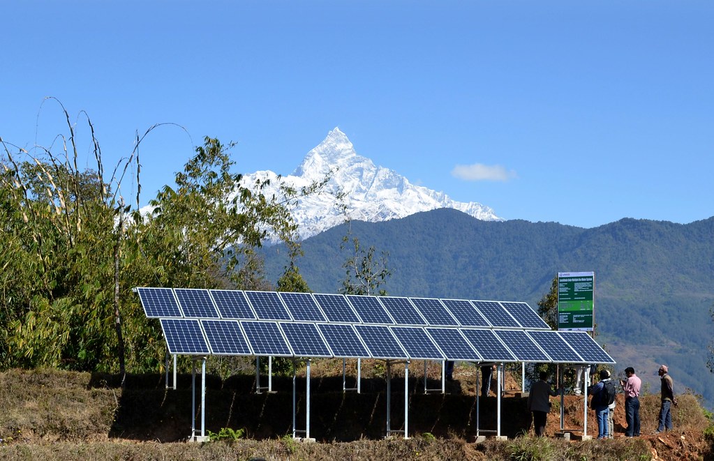 This solar-powered