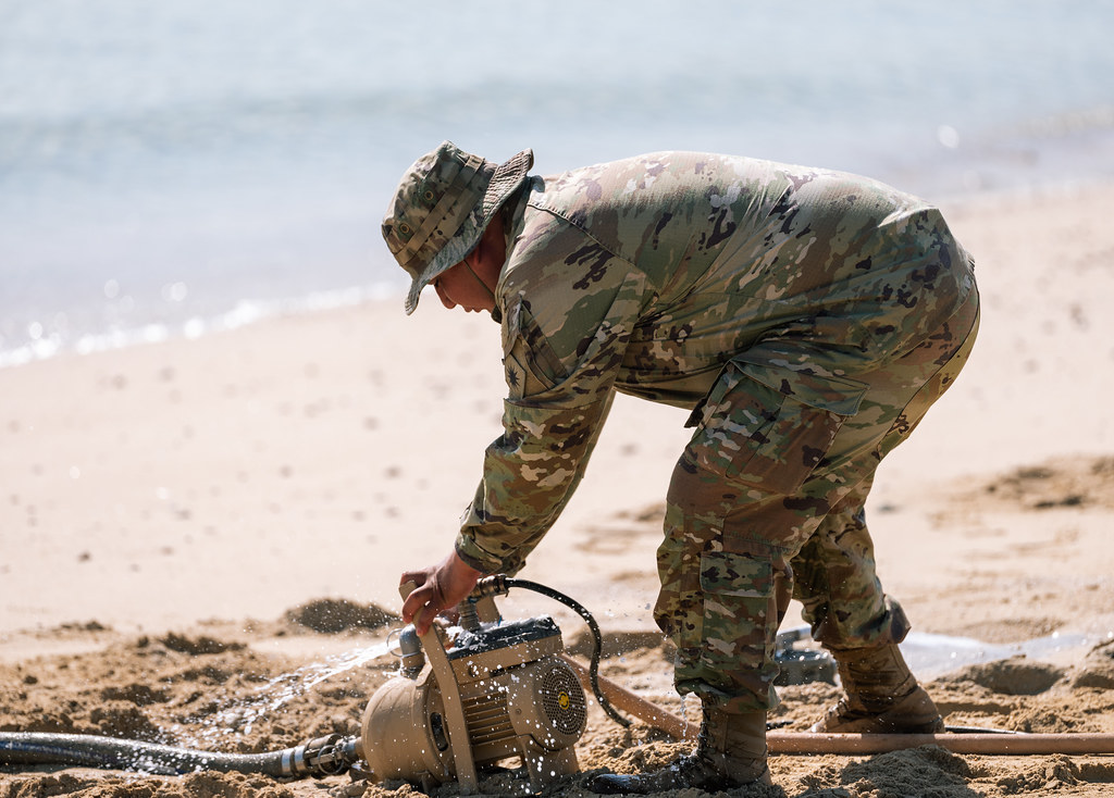 U.S. Army 'Thirsty Camel' Water Purification Exercise in Kuwait